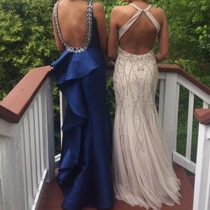 Navy prom dress